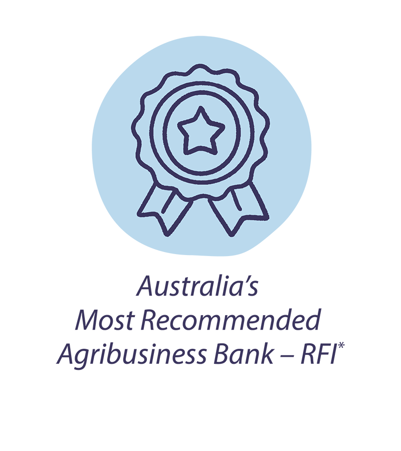 Australia's most recommended Agribusiness banjk - RFI*