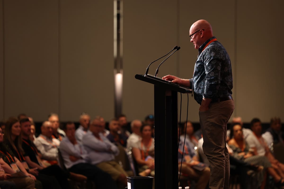 Paul at last year’s Australian Dairy Conference