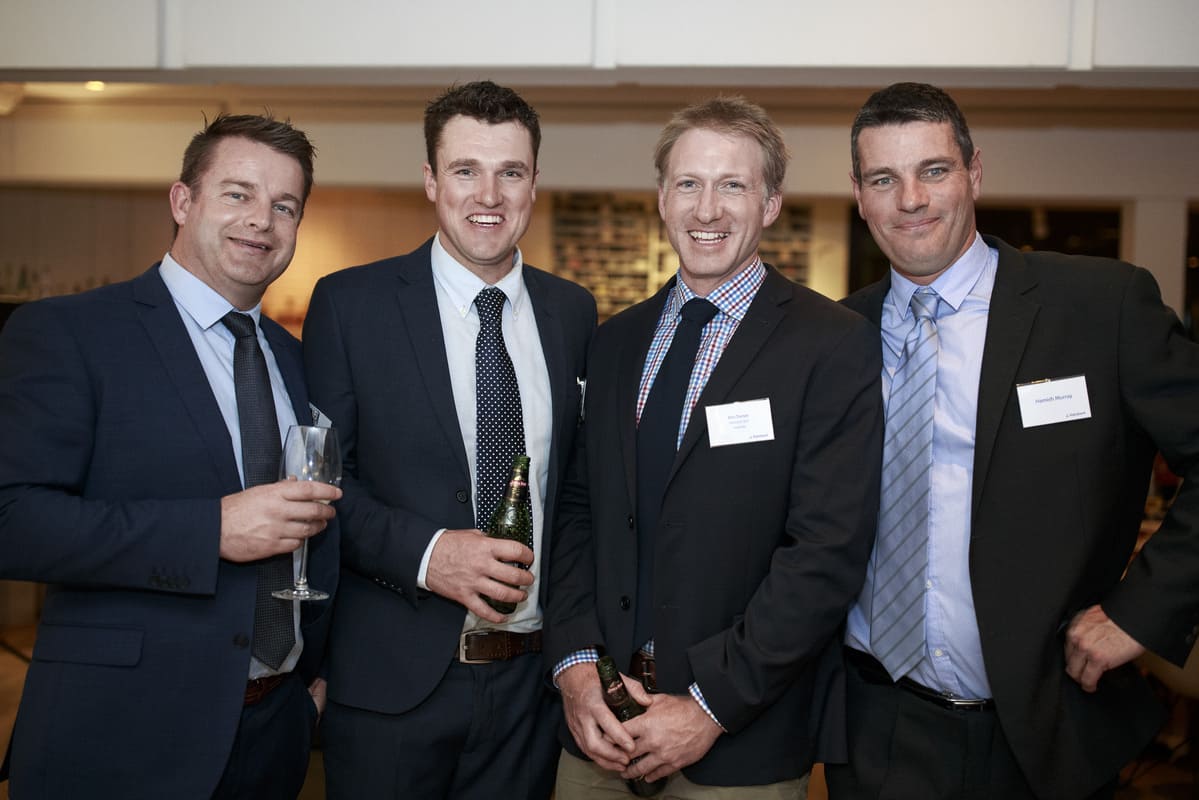 Rabobank’s Pete Evans, Alistair, Ben Turner and Hamish Murray during the EDP