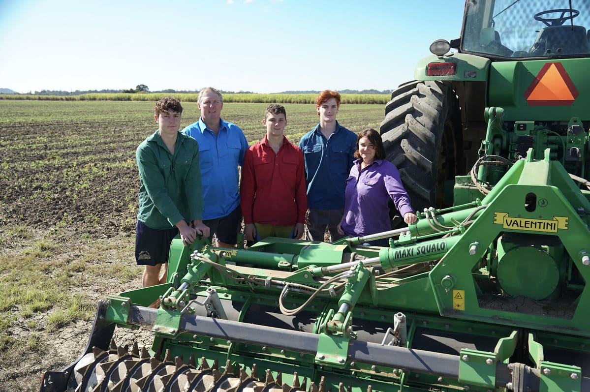 The family is enjoying a new challenge, and lifestyle in the Tweed Valley.