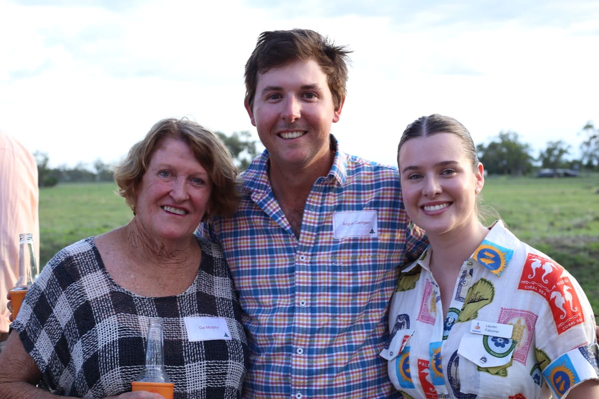 Gai Murphy, Angus Carrigan and Lauren Falconer