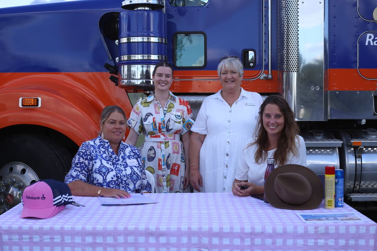 Rabobank’s Donna Matheson, Lauren Falconer, Linda Galagher and Eileen van Dulm.