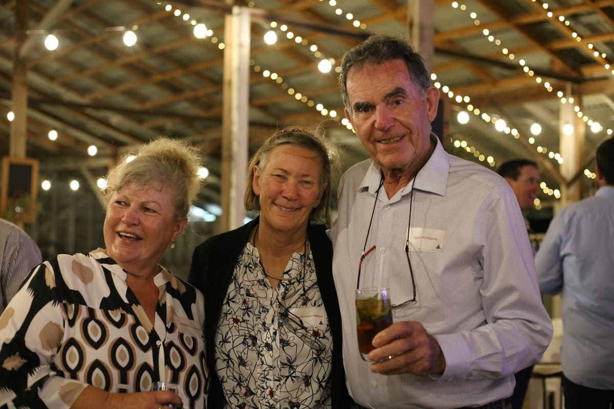 Margot Coughran with Pam and Gerrit Kurstjens