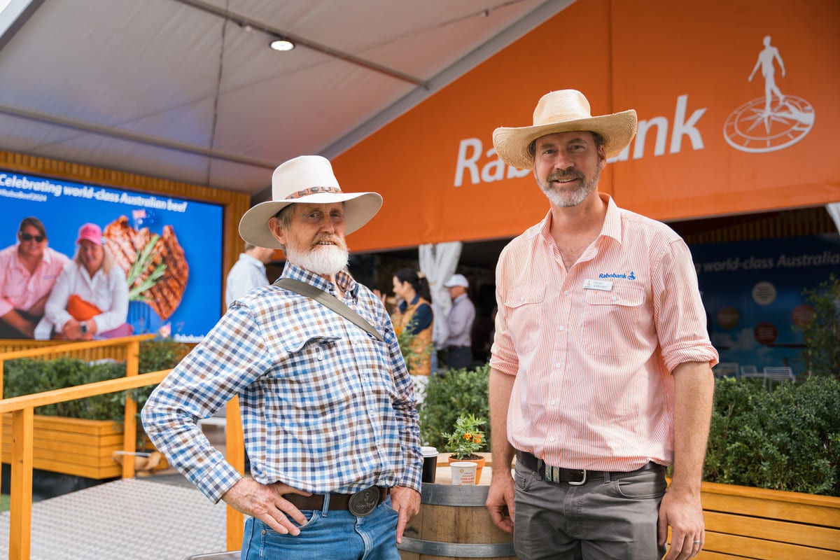 Duncan Gidley-Baird at Beef 2024 for Rabobank